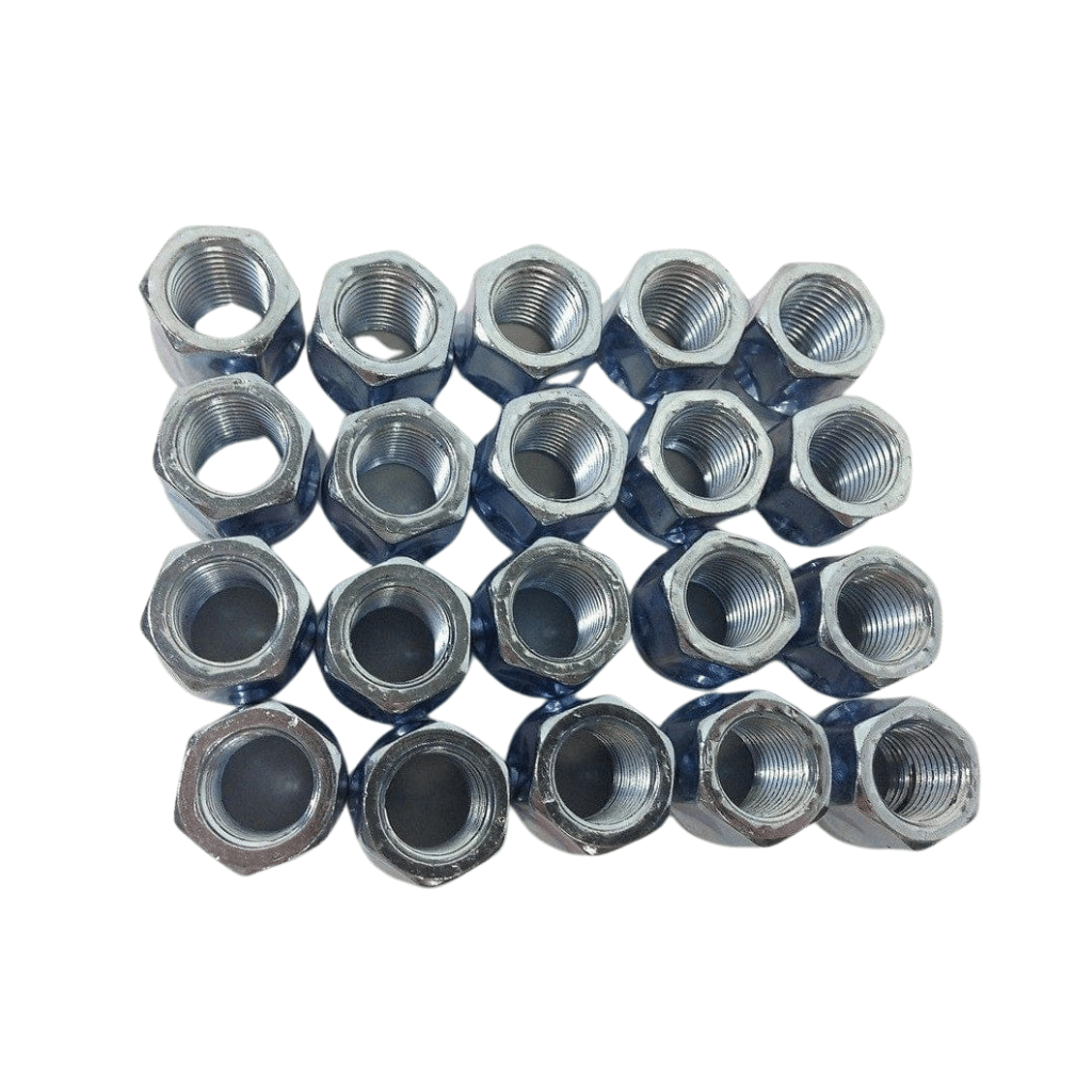 RASE Tire and Auto LLC 20 X OPEN END BULGE ACORN WHEEL LUG NUTS 12X1.75 ZINC FINISH