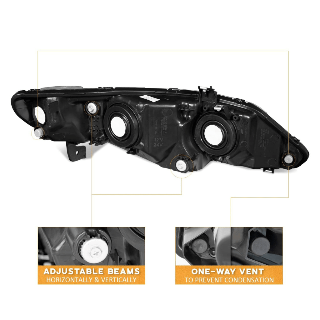 RASE Tire and Auto LLC  2006-2011 Honda Civic 4-Door models Headlights