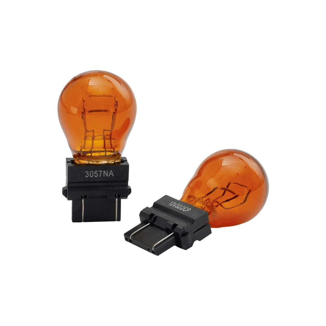 RASE Tire and Auto LLC 2X PCS Bulbs 3157 NA Amber Tail Signal Brake Light Bulbs ( (Interchangeable 3157, 3057, 3357, 3457, 3757, 3156)