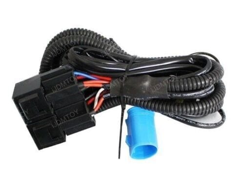 RASE Tire and Auto LLC 35W 55W Xenon Headlamp Kit Dual-Relay Wiring Harness for Hi/Lo Headlight Fog DRL