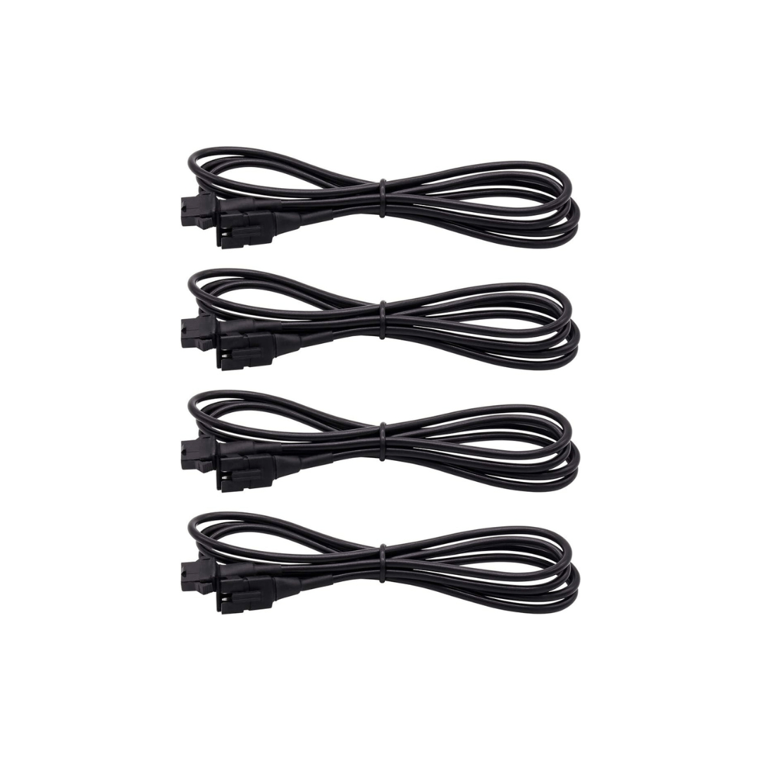 RASE Tire and Auto LLC 4 PCS 47 inch Extension Cables for Use with LED Rock Lights, RGB NEON Accent Kits for LED Motorcycle ATV, SUV Car Light Multi-Color Neon Strip (4pcs)