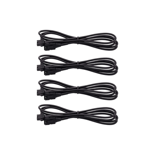 RASE Tire and Auto LLC 4 PCS 47 inch Extension Cables for Use with LED Rock Lights, RGB NEON Accent Kits for LED Motorcycle ATV, SUV Car Light Multi-Color Neon Strip (4pcs)