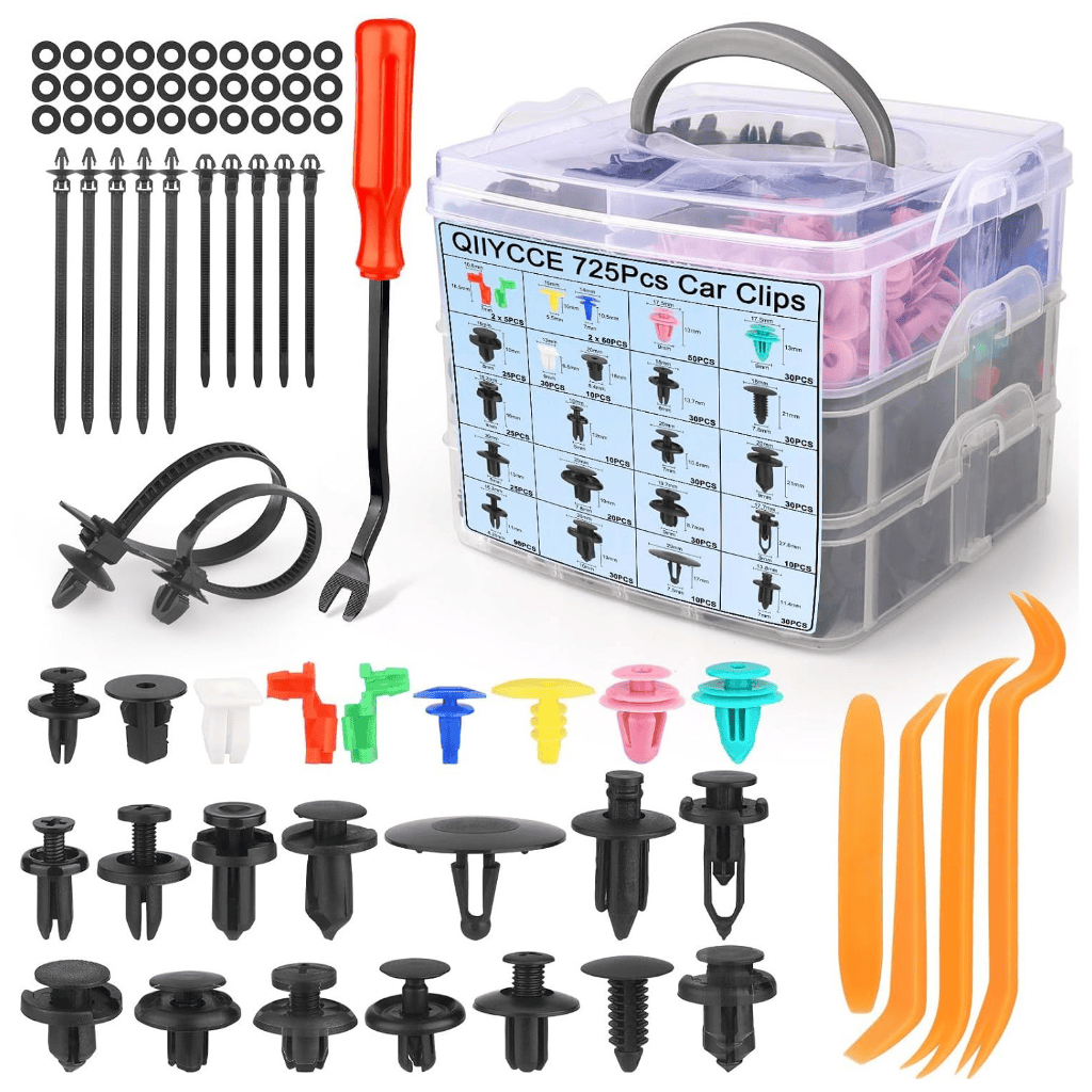 RASE Tire and Auto LLC  725PCS Car Push Retainer Clips & Auto Fasteners Assortment