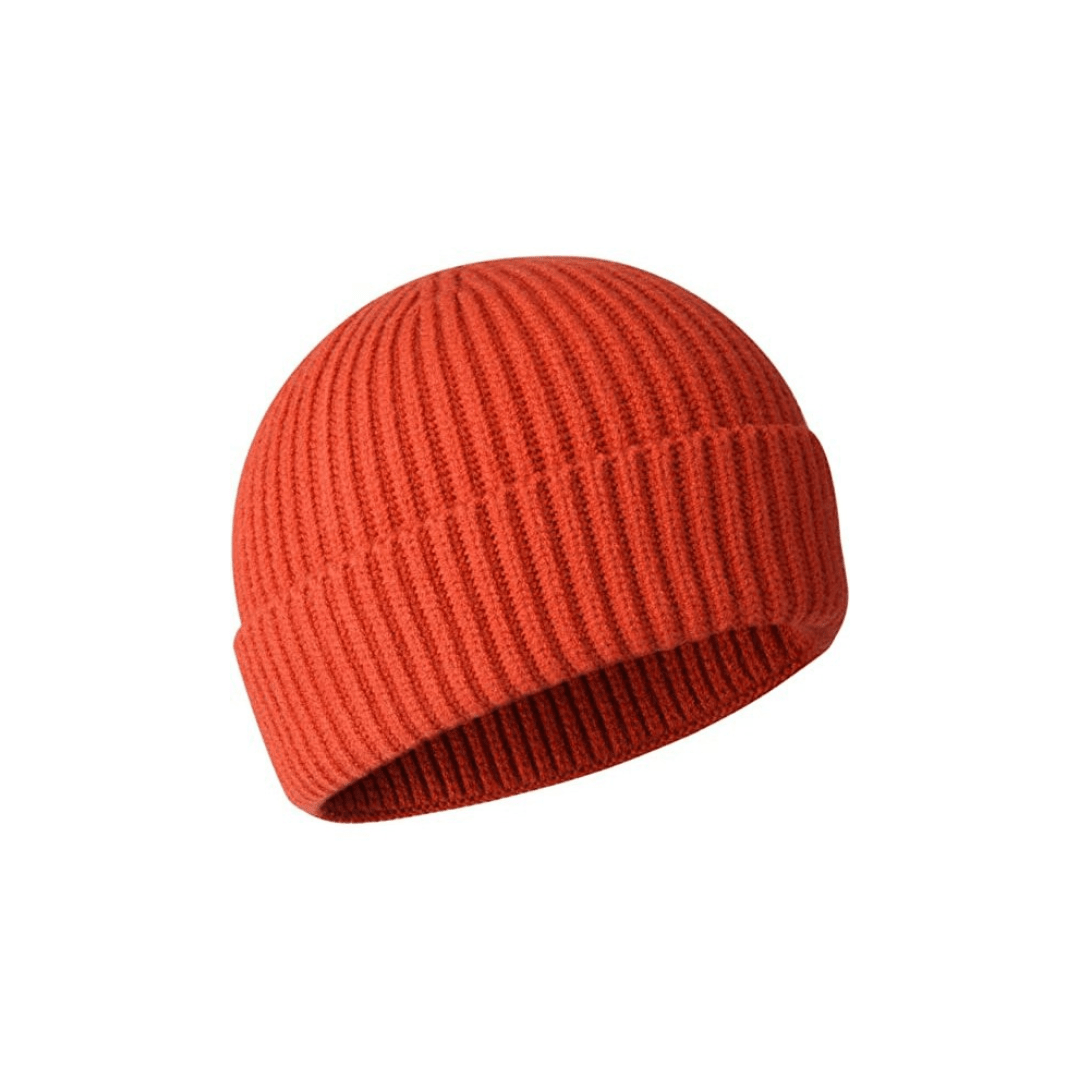 RASE Tire and Auto LLC Burnt Orange Wool Fisherman Beanie Unisex