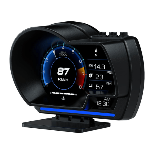 RASE Tire and Auto LLC  Car Digital Display P6, OBD+GPS Smart Gauge