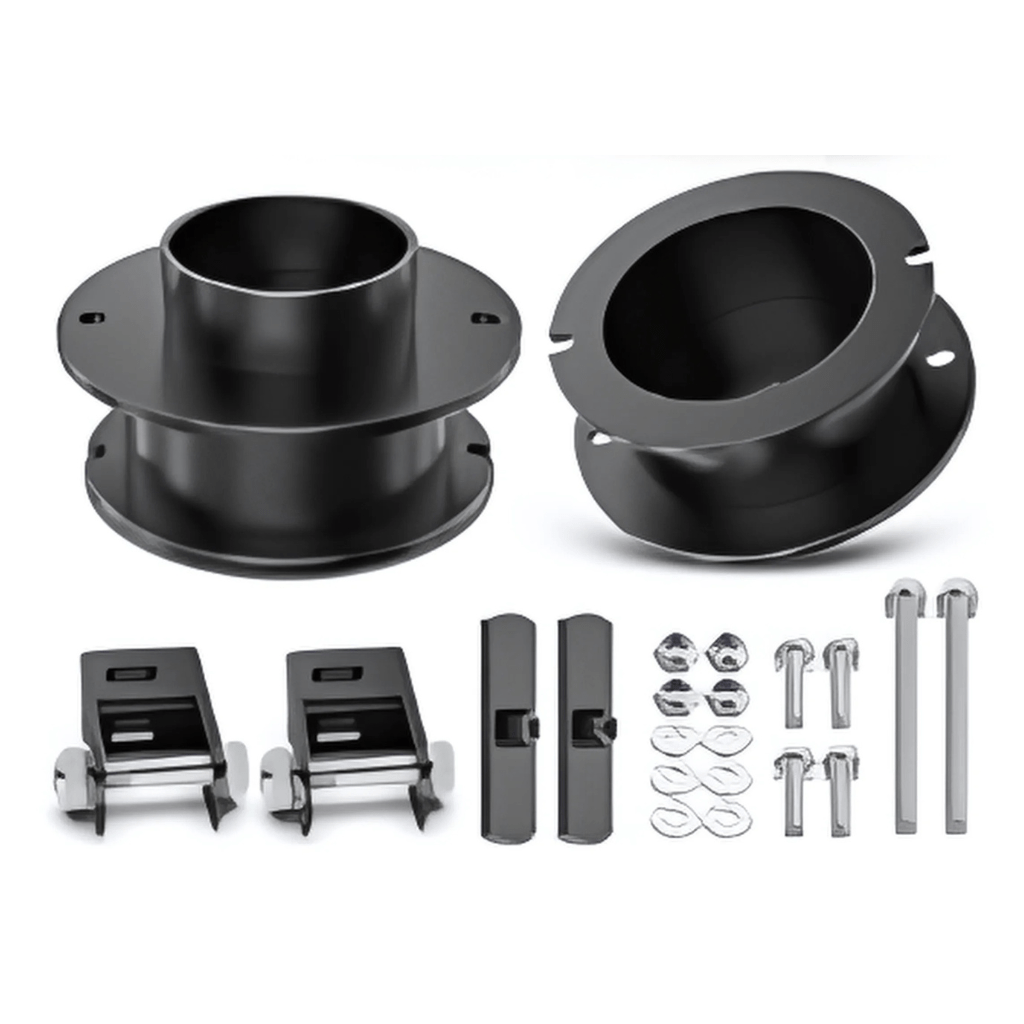 Rase Tire and Auto LLC car parts 2.5" Front Leveling Lift Kit for 2014 2015 2016
2017 2018 2019 2020
2021 2022 2023 ram
2500 4WD 2013-2022
ram 3500 4WD Spring Spacers and Shock Extenders Lift Kits