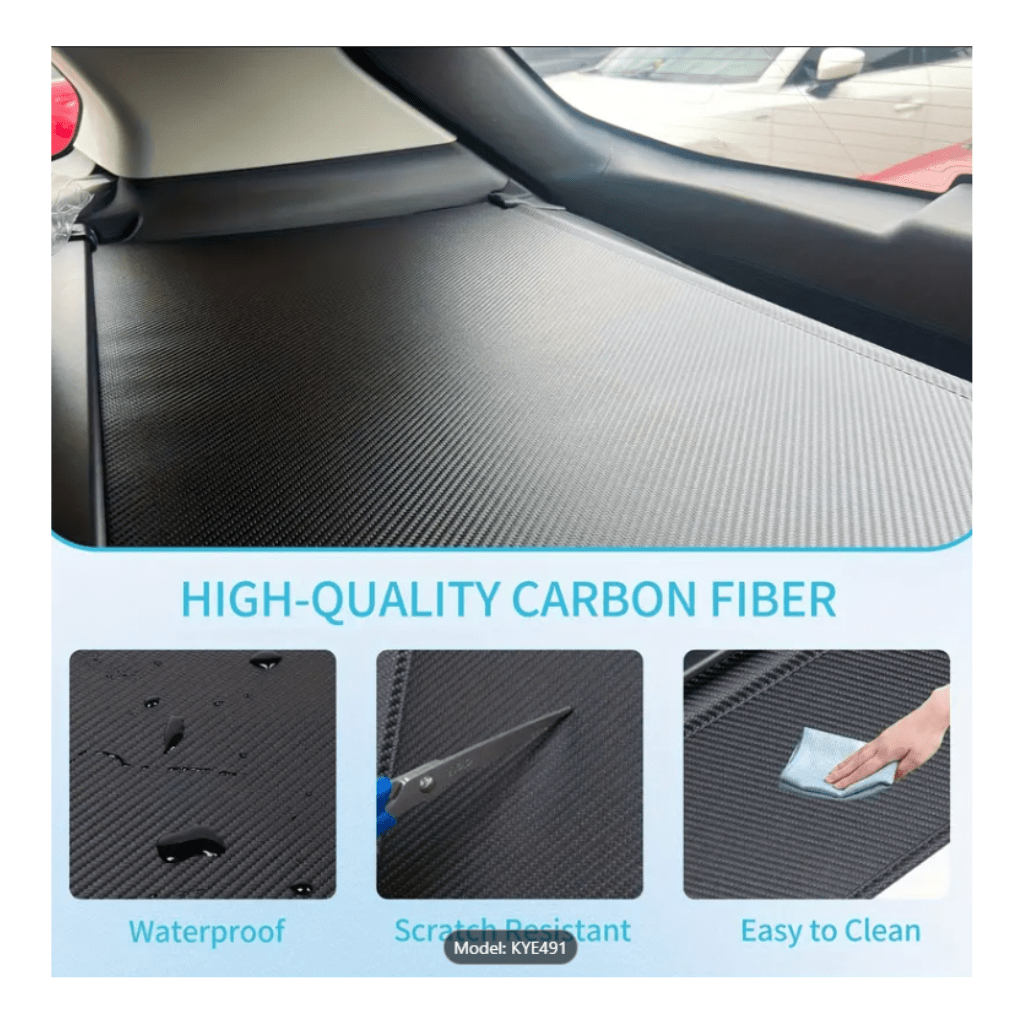 Rase Tire and Auto LLC car parts Trunk Cargo Cover for Hyundai Tucson Accessories 2021 - 2024, Retractable Trunk Cargo Cover Security Shade Cargo Cover, 1-Pack