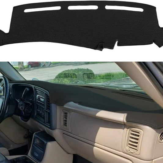 RASE Tire and Auto LLC Dash Cover Custom Fit for 1999-2006 GMC Sierra/Chevy Chevrolet Silverado,2000-2006 GMC Yukon XL/Chevy Suburban Tahoe Avalanche,Dashboard Mat Pad (Black)