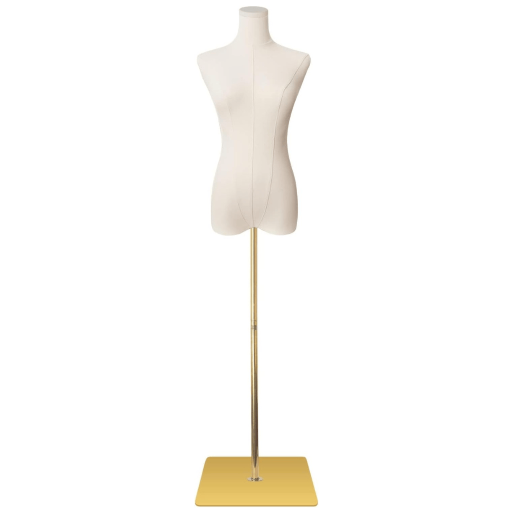 RASE Tire and Auto LLC  Female Mannequin Torso Women Dress Forms High Stability Gold Metal Stand