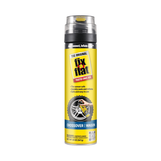 RASE Tire and Auto LLC  Fix-a-Flat S60430 Aerosol Emergency Flat Tire Repair and Inflator, For Large Tires, Eco-Friendly Formula, Universal Fit for all Cars and Small Trucks/SUVs, 20 oz. (Pack of 1)