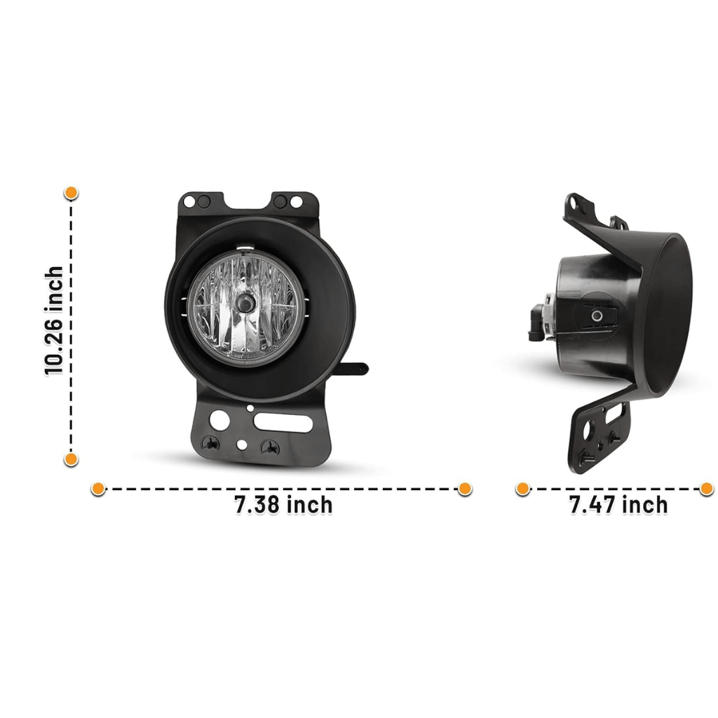 RASE Tire and Auto LLC  Fog Lights For Ford F-150 2005 2006 2007 2008 F150 Lamp Assembly For 2006-2008/2010 Lincoln Mark LT Driver Passenger Replacement