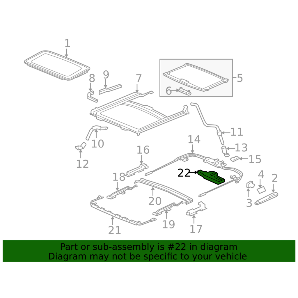 RASE Tire and Auto LLC  Genuine OEM Sunroof Motor Assembly Honda Civic 12-15  70450-TR0-A01