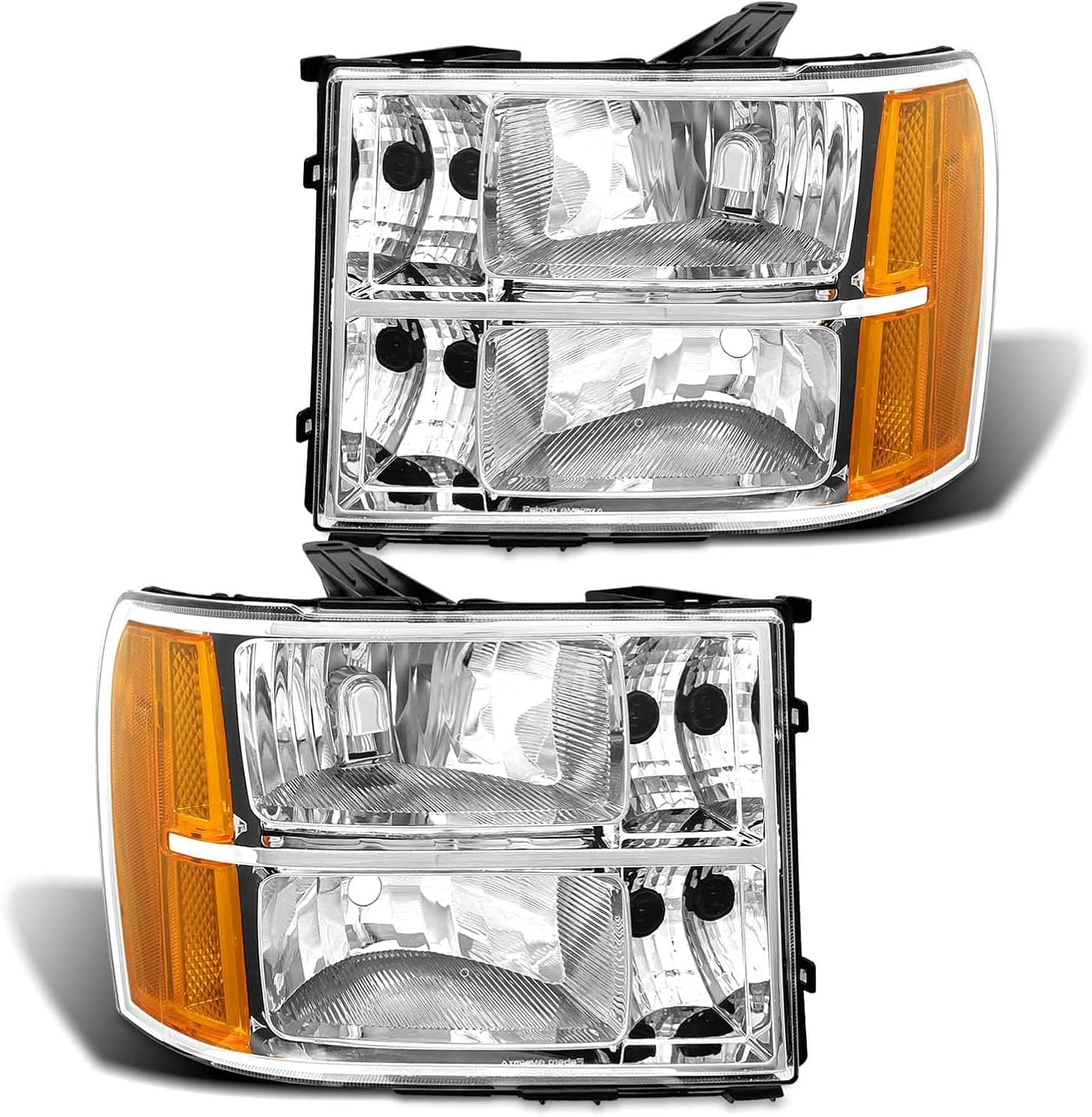 RASE Tire and Auto LLC  Headlight Assembly For 07-13 GMC Sierra 1500/07-14 GMC Sierra 2500HD 3500HD