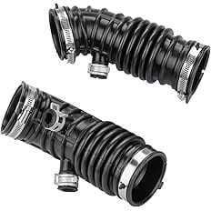 RASE Tire and Auto LLC  Hose/Boot Tube Outlet Duct Compatible with Infiniti G35 2007 2008 / EX35 2008-2012, Replacement for 16576-JK21A 16576-JK20A 16576-JK21B 16576-JK20B - Rear Right & Left