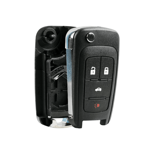 RASE Tire and Auto LLC  Key Fob Keyless Entry Remote Flip Shell Case & Pad fits Buick, Chevy, GMC