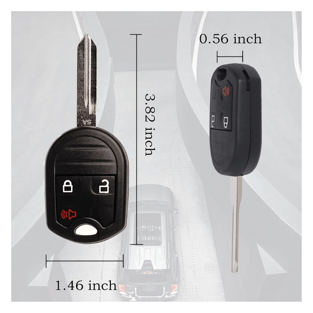 RASE Tire and Auto LLC  Key Fob Replacement for |2004-2014 f-150 F-250 F-350 |2004-2016 F-450 Flex |2009-2017 Explorer |2001-2015 Escape Ranger |2001-2011 Fusion Econoline Mercury