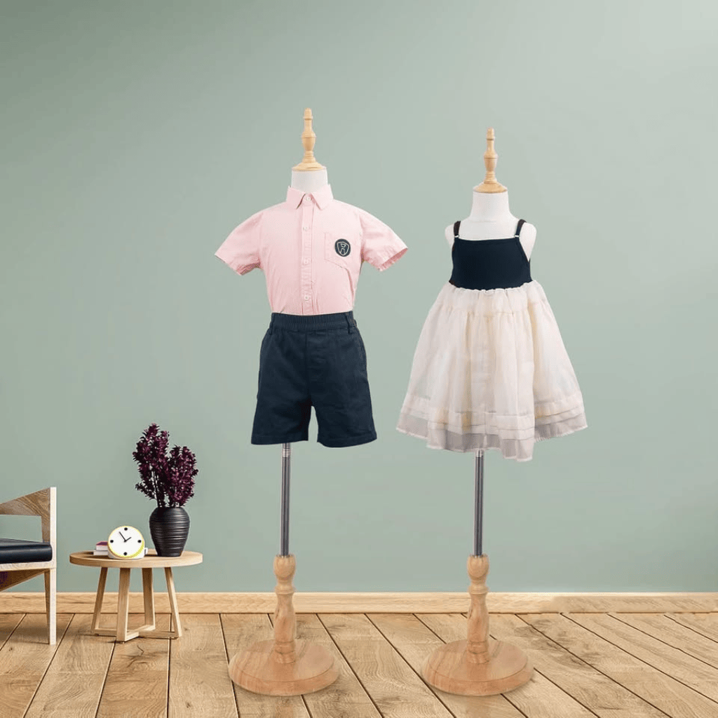 RASE Tire and Auto LLC  Kid Dress Form with Wooden Base, Mannequin Child Display Body Bust Forms Maniki