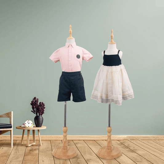 RASE Tire and Auto LLC  Kid Dress Form with Wooden Base, Mannequin Child Display Body Bust Forms Maniki