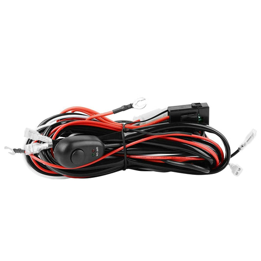 RASE Tire and Auto LLC LED Light Bar Wiring Harness Kit 12V 40A Fuse Relay Rocker Switch Kit Off road