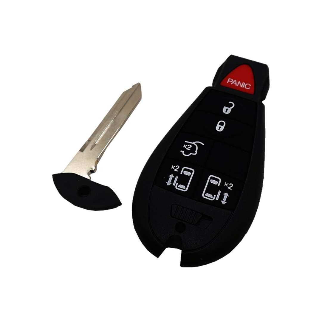 RASE Tire and Auto LLC  M3N5WY783X IYZ-C01C 433 Mhz 6 Button Keyless Entry Remote Key Fob for Dodge Grand Caravan 2008-2014 for Chrysler Town and Country 2008-2015