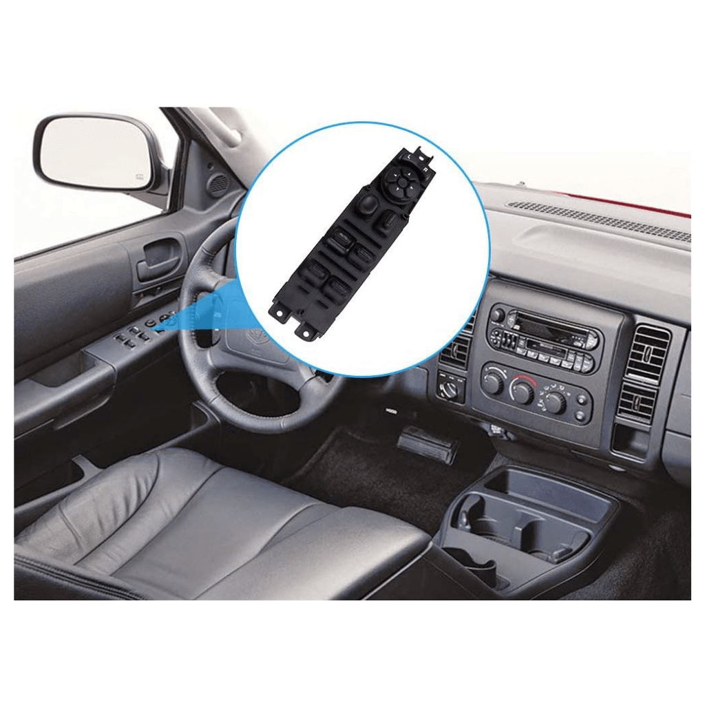 RASE Tire and Auto LLC  Master Power Window Switch 56049805AB Replacement for Dodge Ram 1500 2500 3500 2002-2010, Dodge Dakota 2001-2004, Dodge Durango 2001-2003