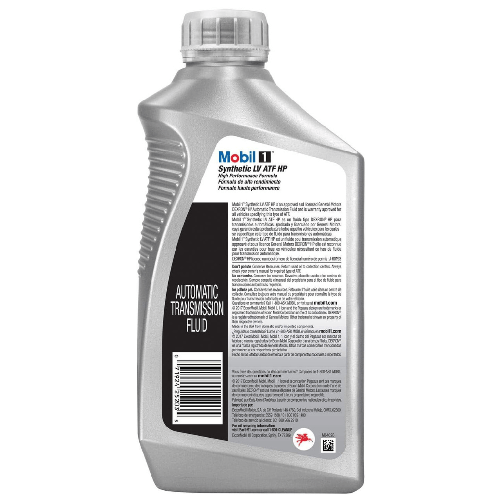 RASE Tire and Auto LLC  Mobil 1 Full Synthetic LV Automatic Transmission Fluid HP 1 quarts