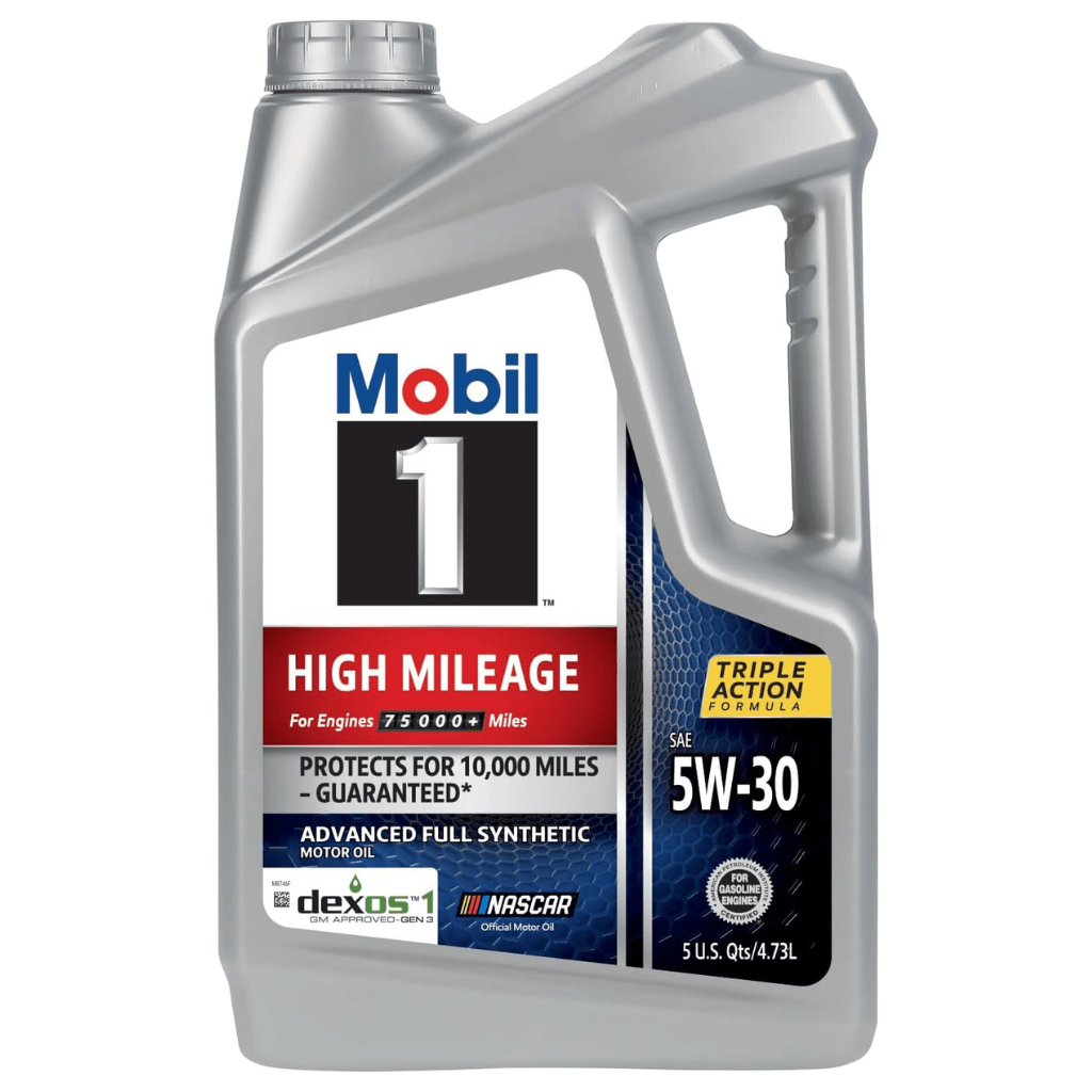 RASE Tire and Auto LLC  Mobil 1 High Mileage Full Synthetic Motor Oil 5W-30, 5 Quart