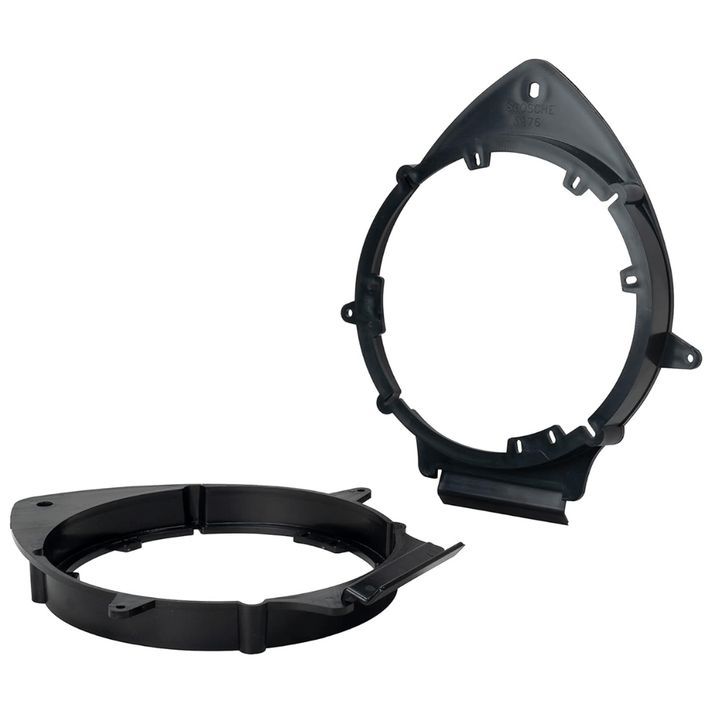 RASE Tire and Auto LLC  SAGMHR634 6.5”-6.75” Speaker Adapters Compatible 2005-20 GM Vehicles - 6 1/2" to 6 3/4" Adapter Spacer for Car Door Speakers - Pair