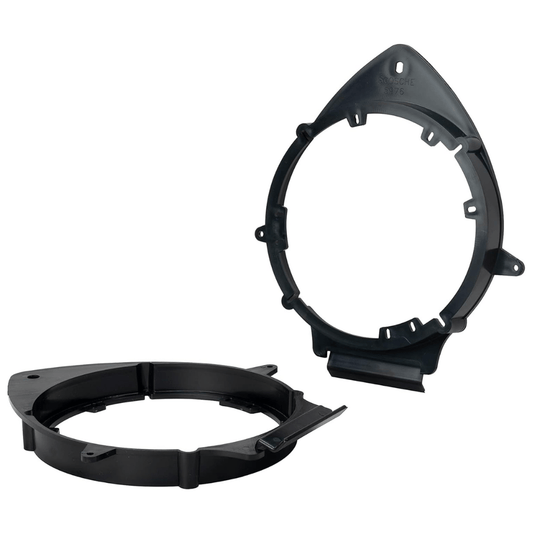 RASE Tire and Auto LLC  SAGMHR634 6.5”-6.75” Speaker Adapters Compatible 2005-20 GM Vehicles - 6 1/2" to 6 3/4" Adapter Spacer for Car Door Speakers - Pair