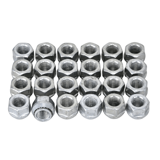 RASE Tire and Auto LLC Used 24 OEM FACTORY Lug Nuts Sierra Silverado 14x1.5 Tahoe escalade ACORN DENALI GM