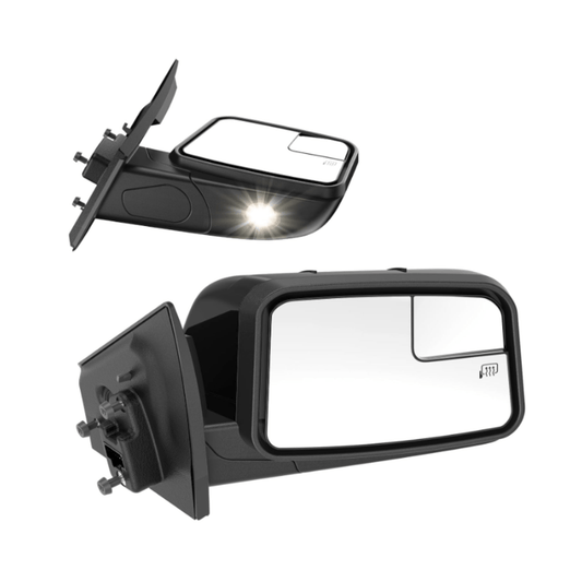 RASE Tire and Auto LLC  Used Driver Side Power Heated Mirror Ford Edge 2009-2011. With Blind Spot Detection, Heated, Puddle Light *****Royal Blue back cover******