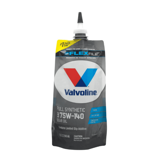 RASE Tire and Auto LLC  Valvoline FlexFill Full Synthetic SAE 75W-140 Gear Oil 1 QT Pouch