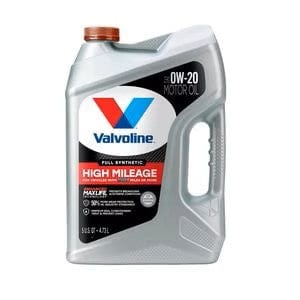 RASE Tire and Auto LLC Valvoline High Mileage Full Synthetic Engine Oil 0W-20 5 Quart