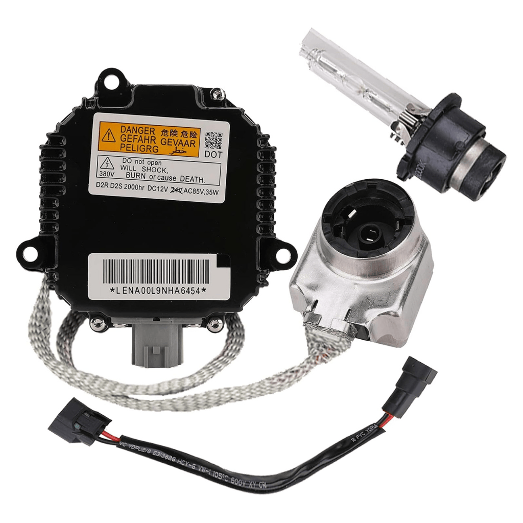 RASE Tire and Auto LLC  Xenon HID Headlight Ballast Control Unit with Igniter & D2S Bulb - Compatible with Nissan Altima, 350Z, Maxima, Murano, Rogue, Infiniti G35, G37, FX35