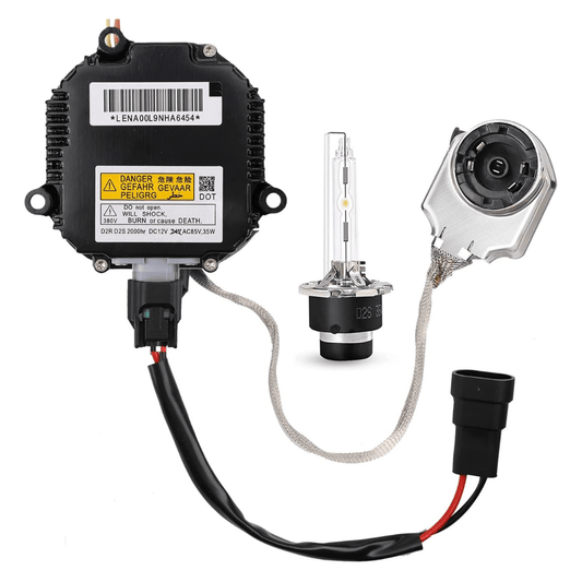 RASE Tire and Auto LLC  Xenon HID Headlight Ballast Control Unit with Igniter & D2S Bulb - Compatible with Nissan Altima, 350Z, Maxima, Murano, Rogue, Infiniti G35, G37, FX35
