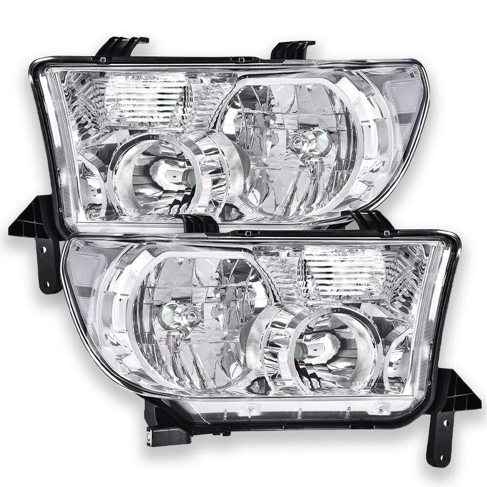 07-13 TOYOTA TUNDRA | 08-17 SEQUOIA Chrome  HEADLIGHTS 