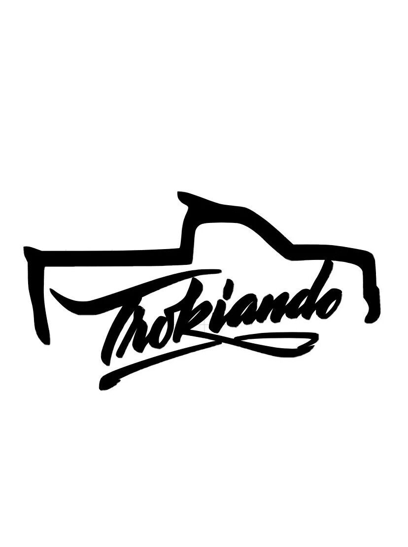 Trokiando White Car Window Decal – RASE Tire and Auto LLC