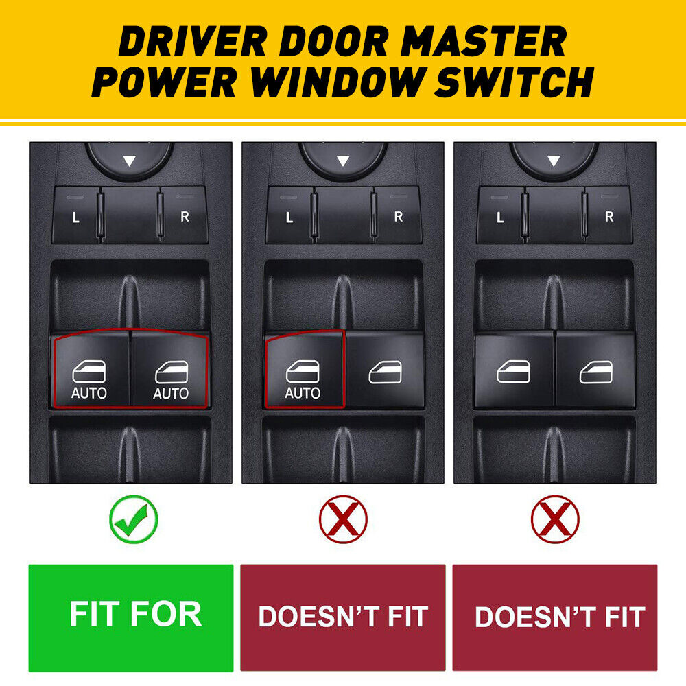 Master Control Window Switch for Chrysler 300 C S 2011-12/200 C S 4-Door 2015-17