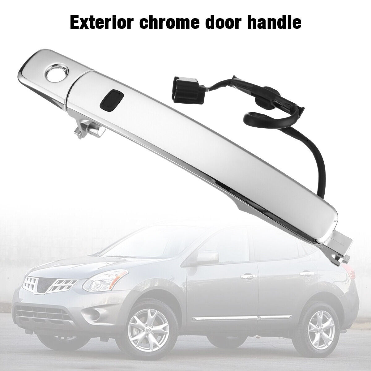 2010-13 Nissan Rogue Car Front Left Outside Chrome Door Handle Smart Entry