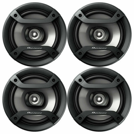 4x Pioneer TS-F1634R 6.5" 200 Watts 2-Way Car Audio Amplifier 6-1/2" Speakers