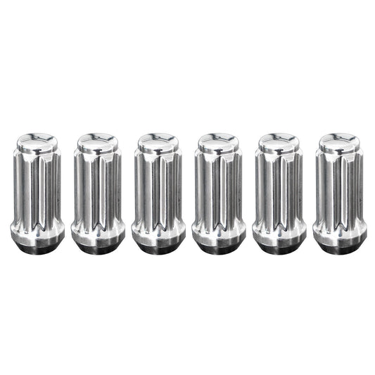 26pc 14x1.5 Chrome Wheel Lug Nuts w/ Two Keys for Silverado Sierra Yukon XL 1500