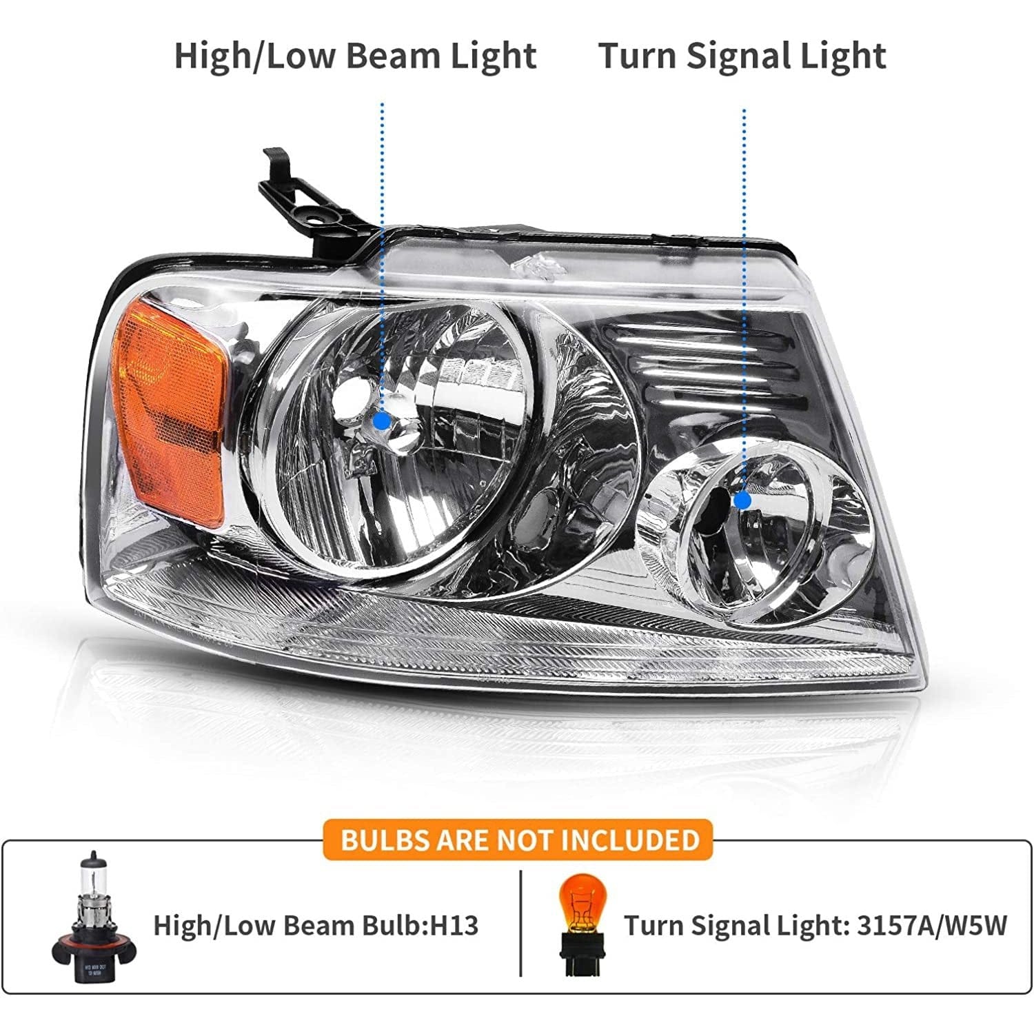 RASE Tire and Auto LLC 04-06 Ford F150 \ 2006-2008 Lincoln Mark LT Headlights