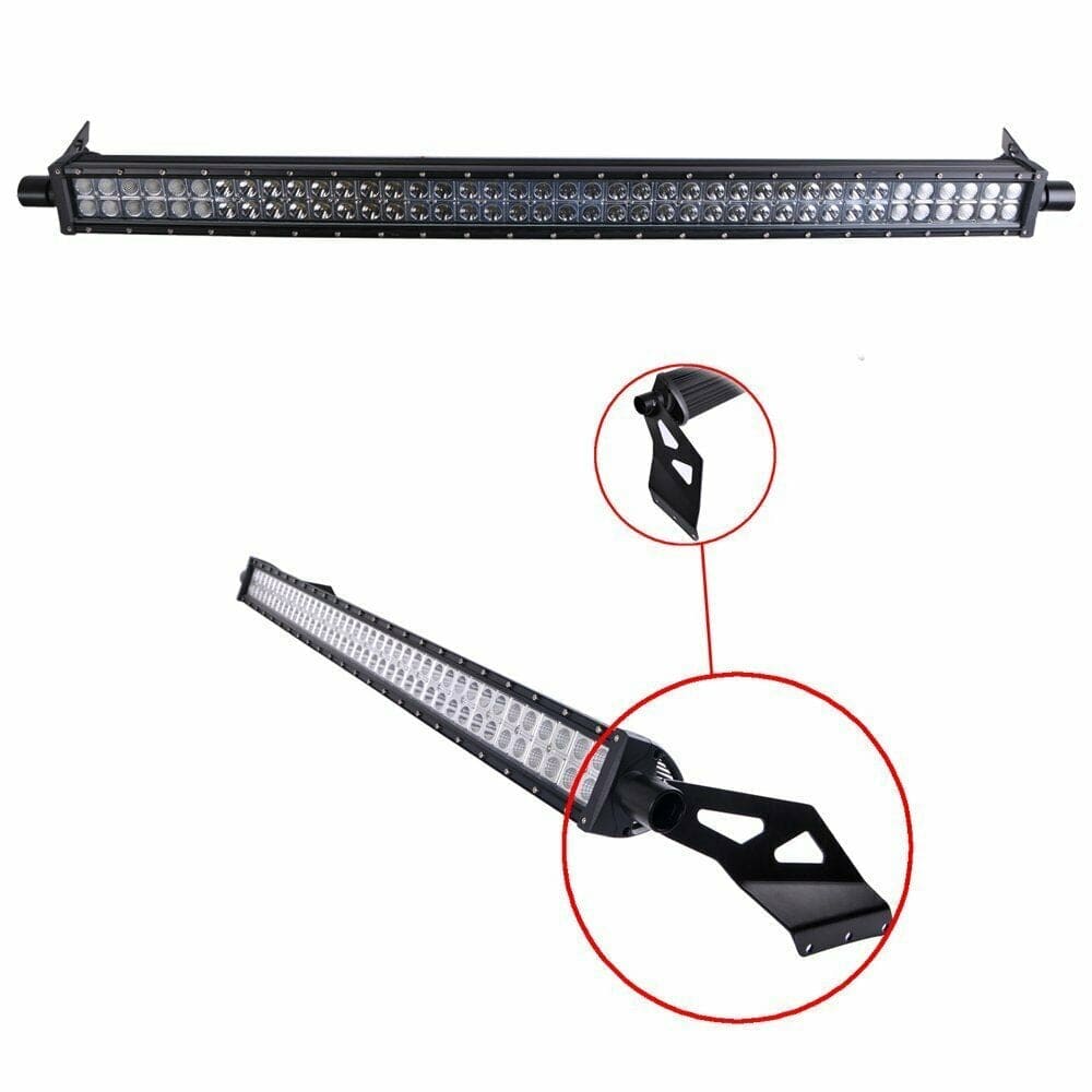 RASE Tire and Auto LLC 2pcs 50" Straight LED Light Bar Roof Mount Brackets for Dodge Ram 1500 2500 3500