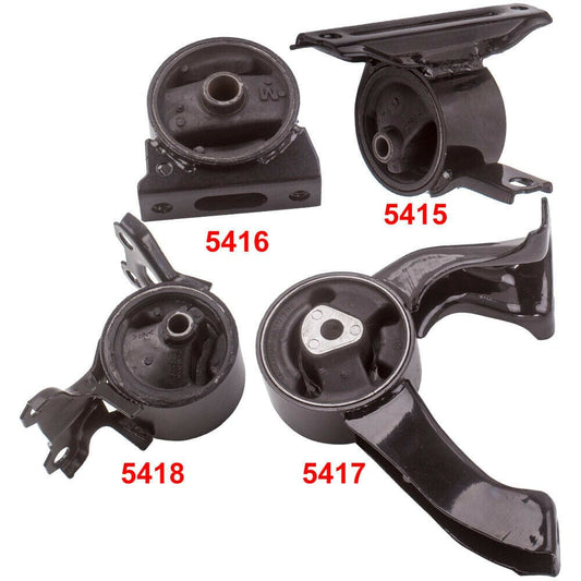 RASE Tire and Auto LLC 4pcs Motor & Trans Mount for Dodge Caliber L4 2.0L 2.4L 2007-2012 A5417 A5418