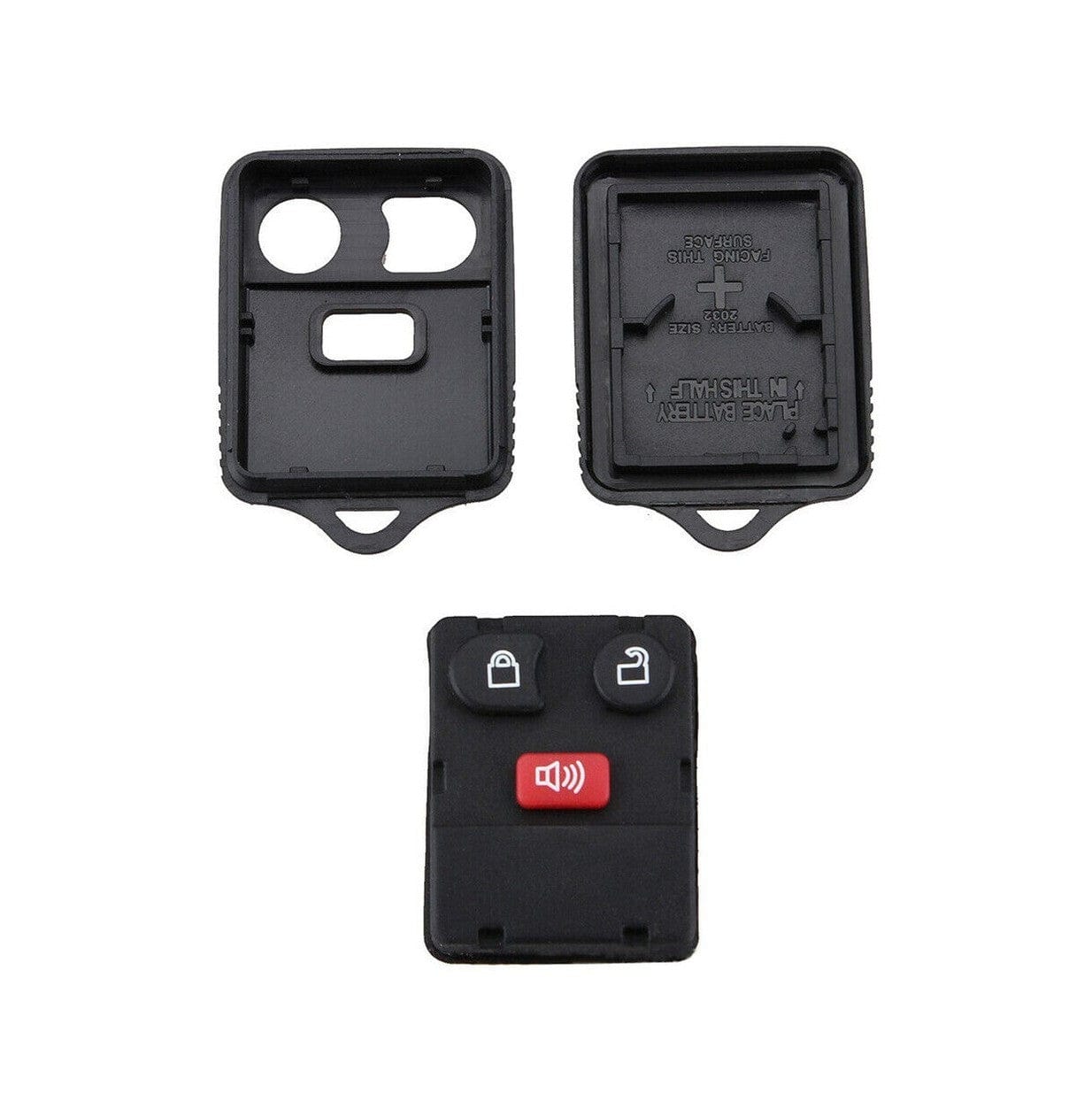 RASE Tire and Auto LLC accesories 3 buttons Key Fob **Shell** Replacement for Ford, Mercury, Lincoln, Mazda