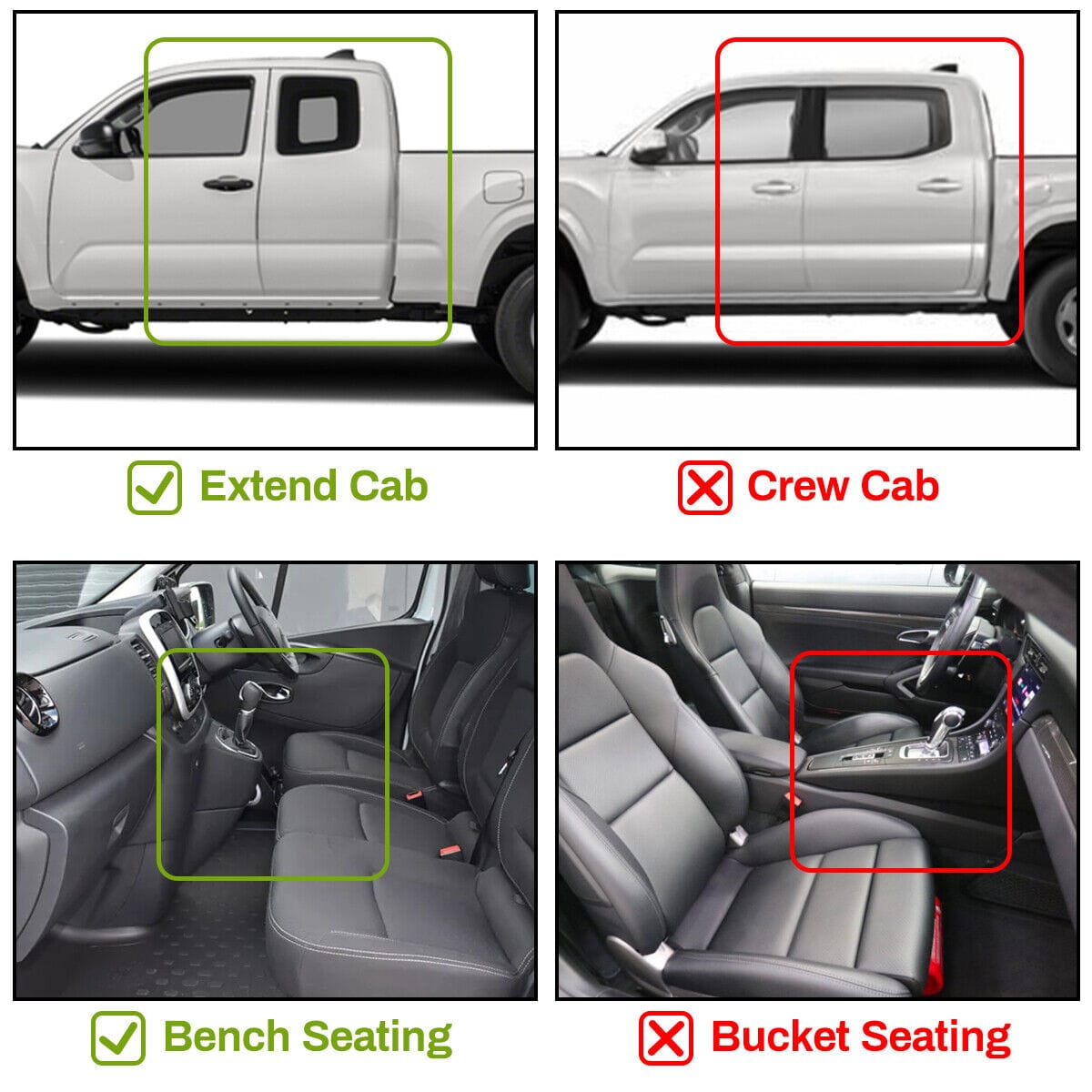 RASE Tire and Auto LLC All Weather Floor Mats Floor Liners for 2015-2023 Ford F-150 (Extended) SuperCab