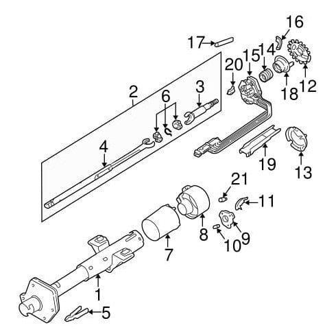 RASE Tire and Auto LLC Chevy Cadillac Buick Tilt Steering Column Automatic Shifter Spring 1969-2016 OEM