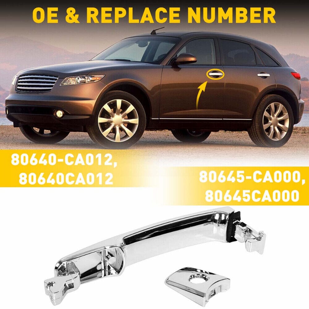 RASE Tire and Auto LLC Front Left Front Handle Door Driver Side for 80645-CA000 2010-2013 Nissan Rogue