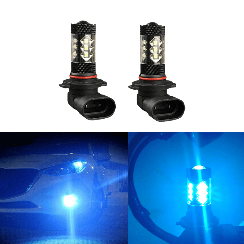 RASE Tire and Auto LLC LED Fog Light Bulbs H10 | 9145 | 9140 Ice Blue