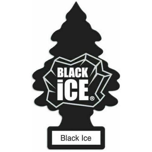 RASE Tire and Auto LLC Little Trees Black Ice Hanging Air Freshener For Car Home Office (1 Pack)